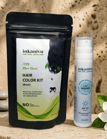 Hair Color Kit + Sunscreen - Ultimate 3-in-1